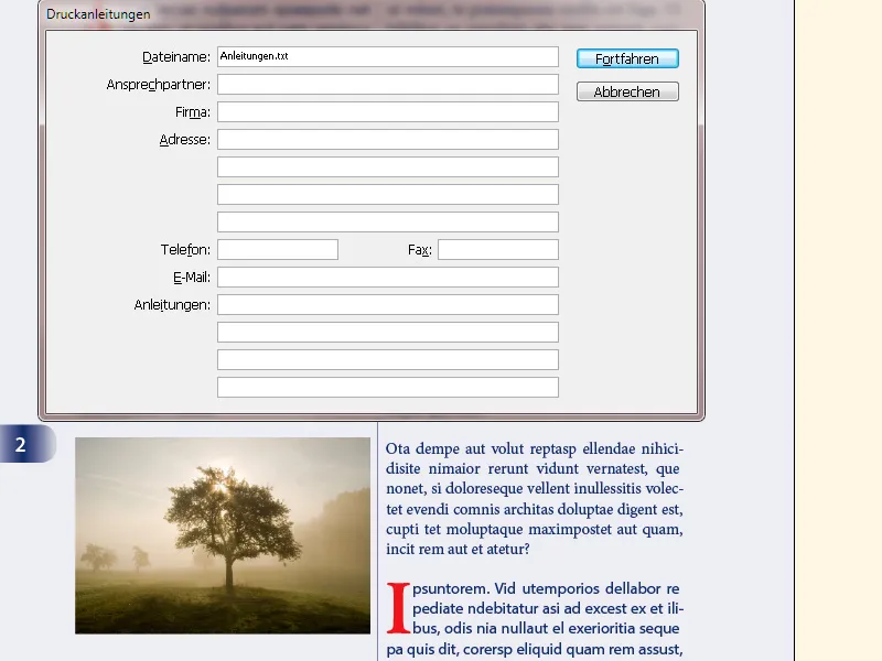 Verificare pre-plecare, verificare fonturi și imagini conectate, controlul culorilor, ambalarea documentului în InDesign