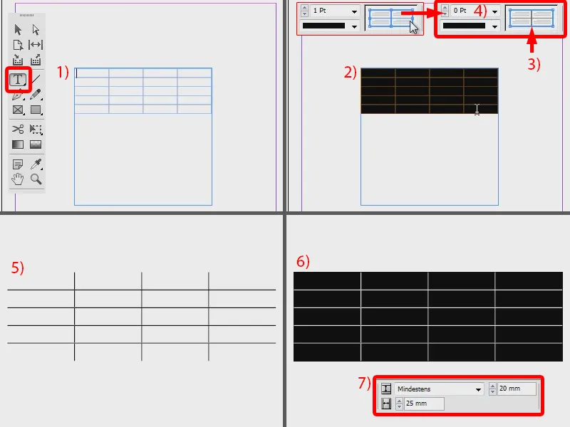 Suggerimenti e trucchi su Adobe InDesign: creare tabelle con angoli arrotondati - due approcci