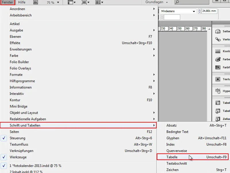 Tips & tricks voor Adobe InDesign: tabellen en hun cellen snel bewerken.