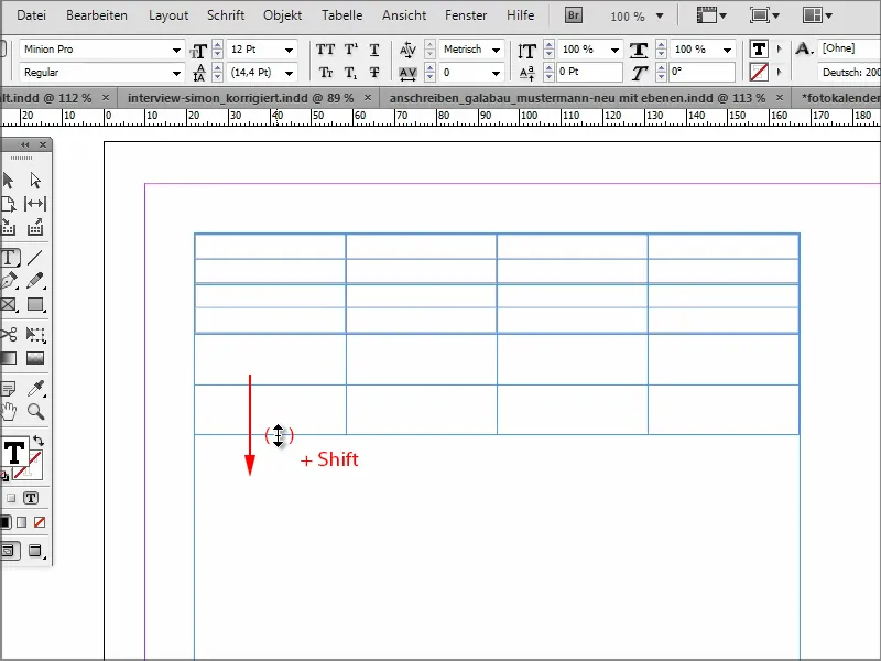 Tips & trucs voor Adobe InDesign: tabellen en hun cellen snel bewerken