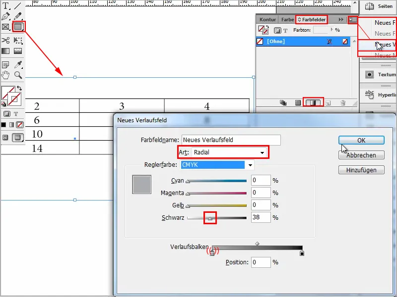 Astuces et astuces pour Adobe InDesign : Créer des contours transparents dans les tableaux.