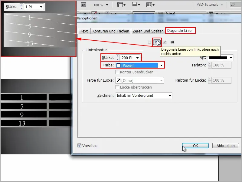 Astuces et astuces pour Adobe InDesign : créer des contours transparents dans les tables.