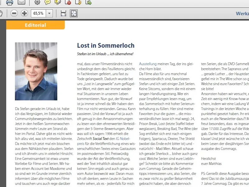 Magazin in Adobe InDesign erstellen - Das Commag - Teil 01