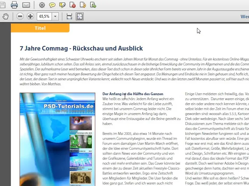 Magazin in Adobe InDesign erstellen - Das Commag - Teil 01