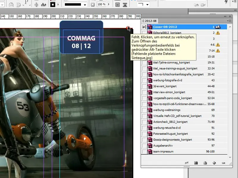 Magazin in Adobe InDesign erstellen - Das Commag - Teil 01