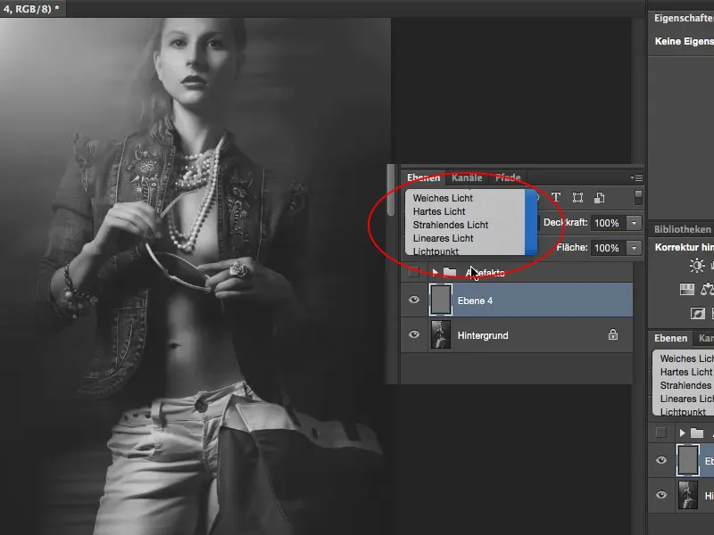 Wyglądy i style za pomocą Photoshopa - efekt głębi poprzez artefakty