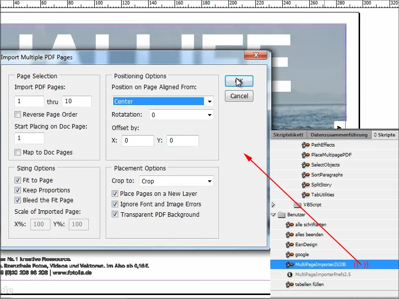 Tips & tricks til Adobe InDesign: Importer flersidede PDF'er