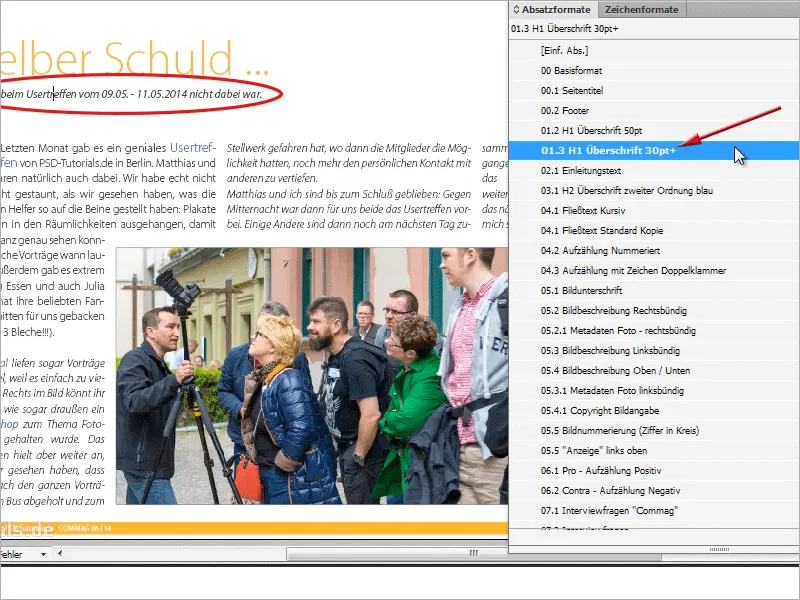 Tips & tricks til Adobe InDesign: Vis formatafvigelser med et enkelt klik.