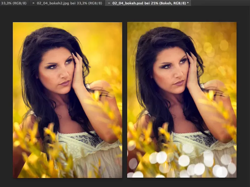 Looks & styles med Photoshop - Kunstig bokeh