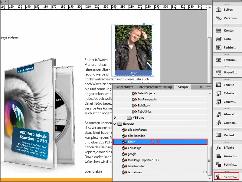 Tipy a triky k programu Adobe InDesign: Exportovať informácie o obrázkoch.