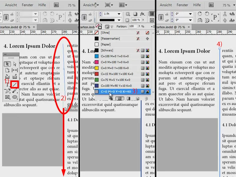 Desenvolver grades de layout no InDesign