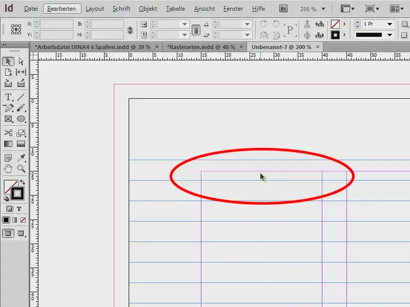 Desenvolver grade de layout no InDesign.