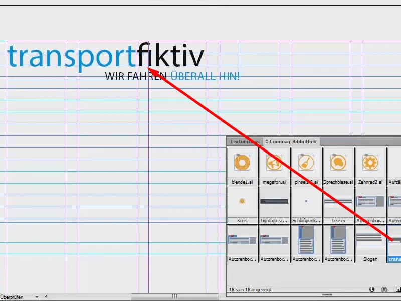 Desenvolver grades de layout no InDesign.