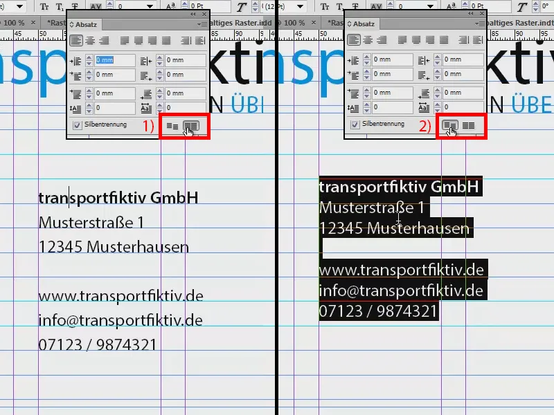 Vyvíjet návrhové mřížky v programu InDesign.