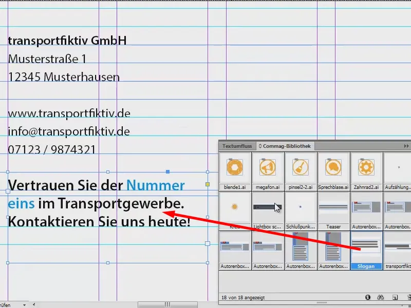 Suunnitteluruudukon luominen InDesign-ohjelmassa