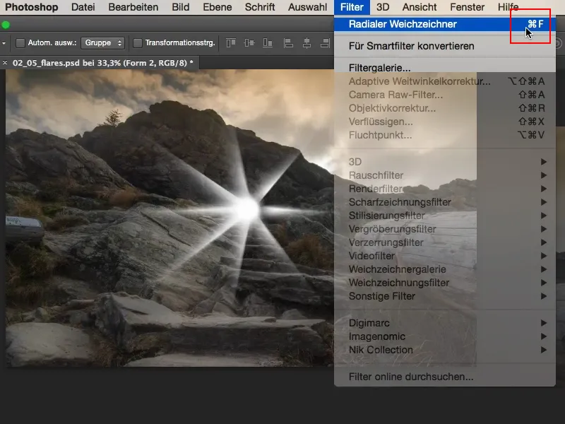 Looks & Styles con Photoshop - controluce e bagliori Looks & Styles con Photoshop - controluce e flare
