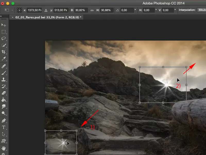 Looks & Styles con Photoshop - Controluce e fiamme Looks & Styles con Photoshop - controluce e flares.