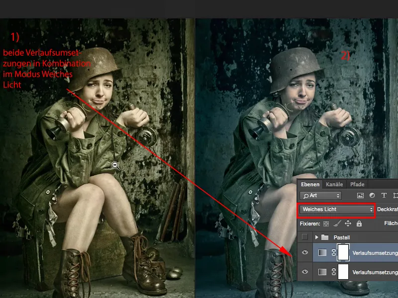 Looks & Styles con Photoshop - stile pastello Looks & Styles con Photoshop - Effetto pastello