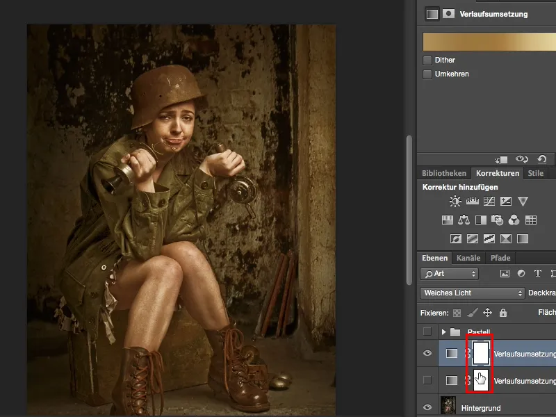 Aspetto e stili con Photoshop - Pastello-Look Looks & Styles con Photoshop - effetto pastello