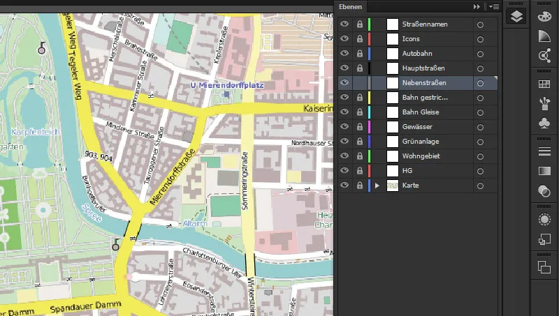 Cartography (drawing directions maps) with Illustrator - Part 1