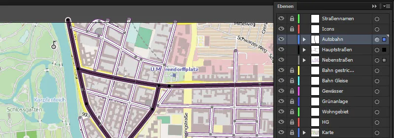 Cartografie (routebeschrijvingen tekenen) met Illustrator - Deel 2.