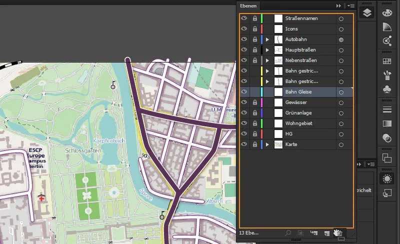 Cartography (creating directional maps) with Illustrator - Part 2