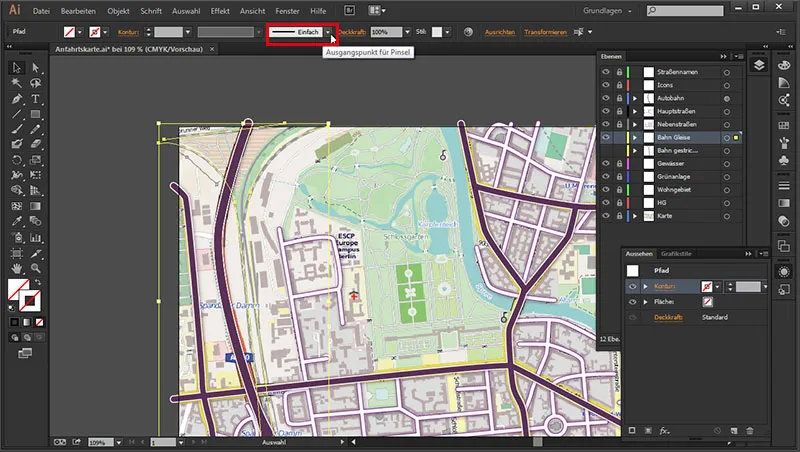 Cartography (drawing location maps) with Illustrator - Part 2