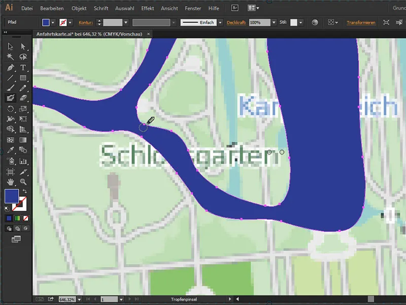 Cartography (Drawing route maps) with Illustrator - Part 4