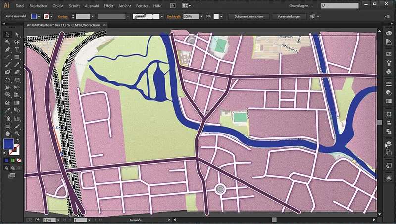 Cartographie (dessin de cartes de navigation) avec Illustrator - Partie 4