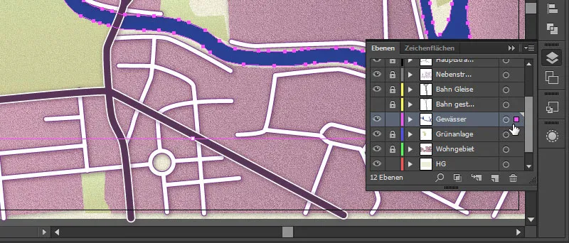 Cartography (drawing directions/maps) with Illustrator - Part 5.