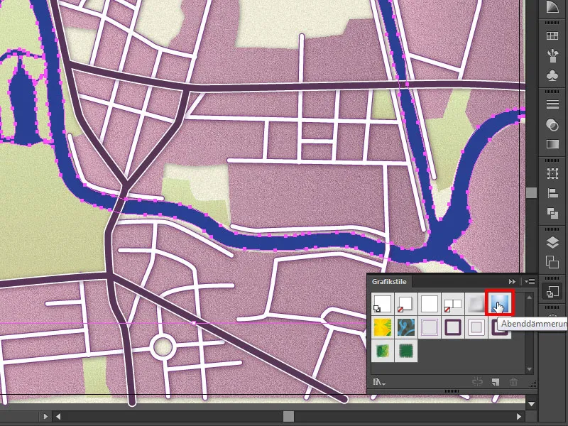 Cartography (creating direction maps) with Illustrator - Part 5