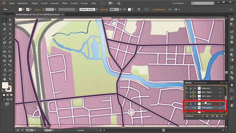 Cartography (creating maps) with Illustrator - Part 5