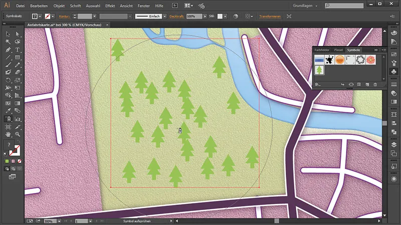 Cartographie (dessin de cartes routières) avec Illustrator - Partie 5