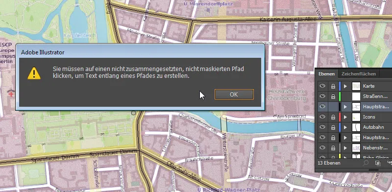 Cartography (drawing directions maps) with Illustrator - Part 5