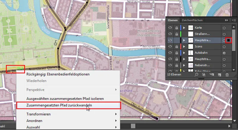 Cartography (creating directions maps) with Illustrator - Part 5