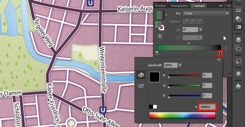 Cartography (drawing directional maps) with Illustrator - Part 6