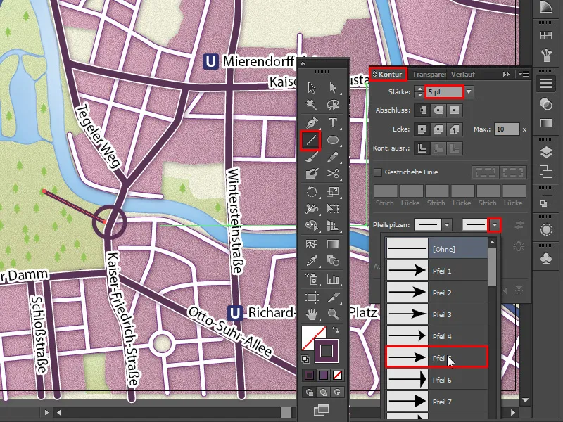 Cartography (Creating Directions Maps) with Illustrator - Part 6