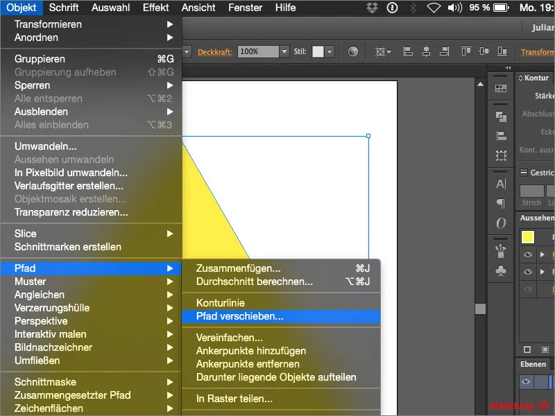 "Adobe Illustrator" - Dizaino įspėjamieji ženklai