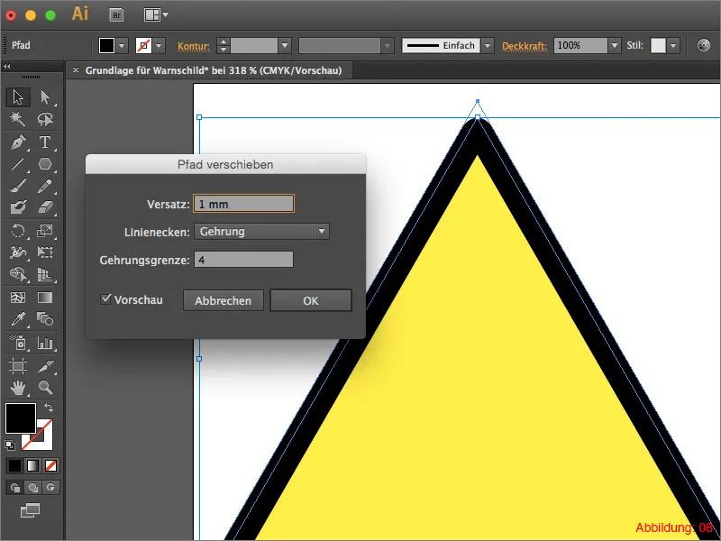 Adobe Illustrator - Konstruer advarselskilt