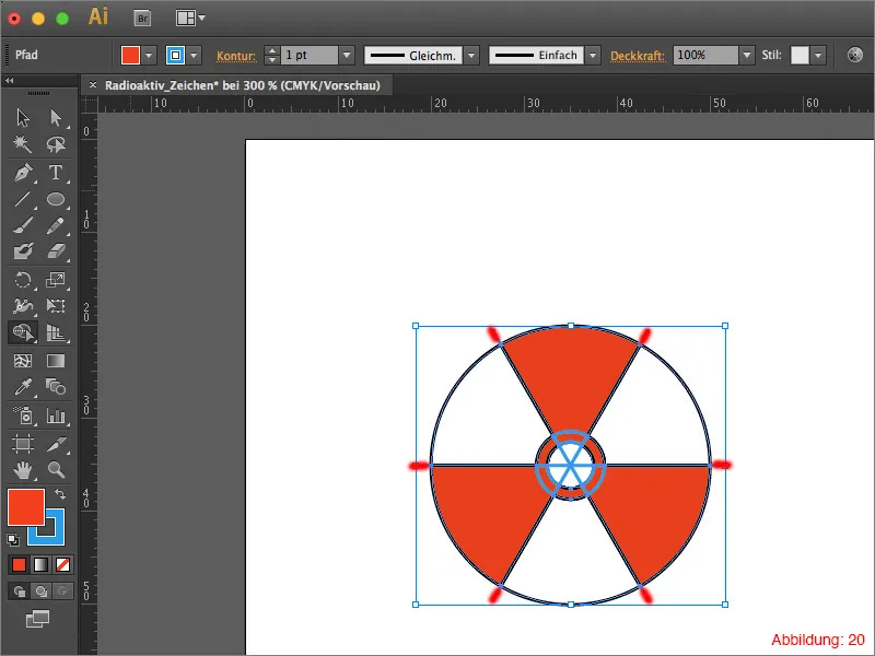 Adobe Illustrator – Konštrukcia výstražných značiek.