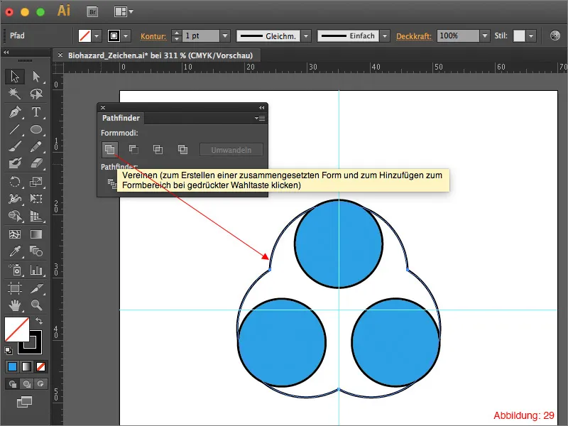 "Adobe Illustrator" - Dizaino įspėjamieji ženklai