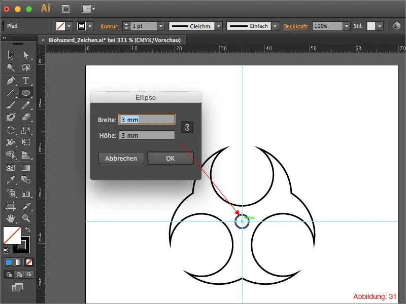 Adobe Illustrator - конструювання попереджувальних знаків