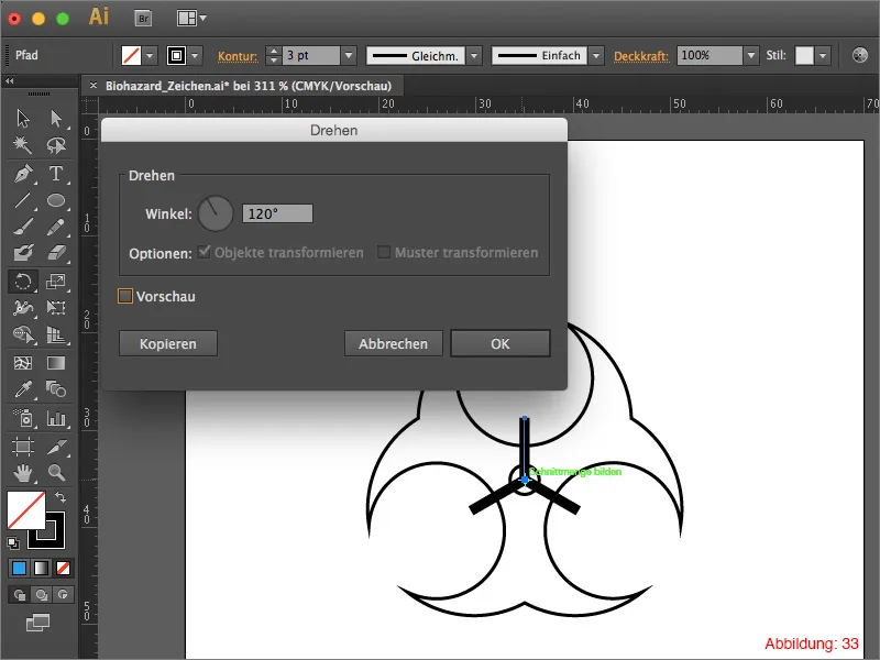 Adobe Illustrator - Membuat rambu peringatan