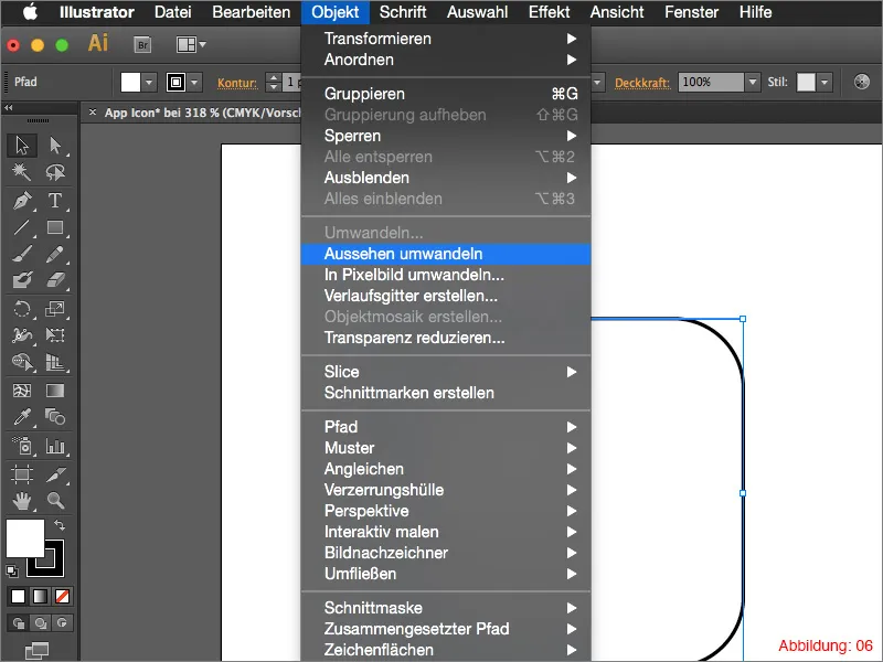 Membuat ikon aplikasi Adobe Illustrator