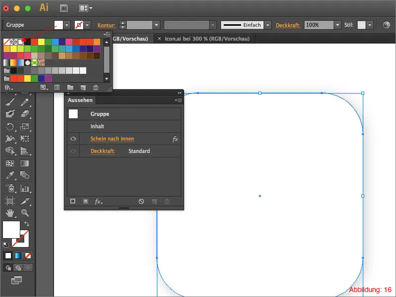 Adobe Illustrator – alkalmazás-ikon létrehozása.