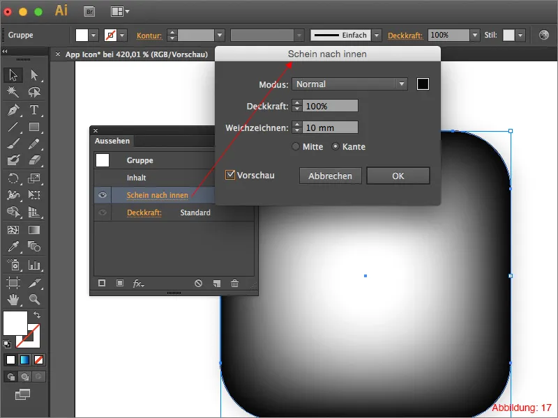 Membuat ikon aplikasi di Adobe Illustrator