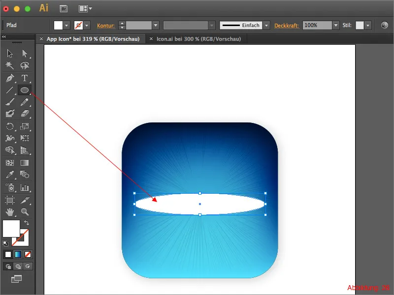 Create app icon in Adobe Illustrator.