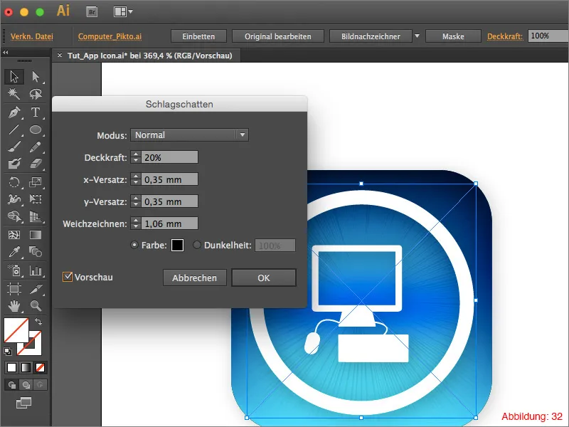 Adobe Illustrator - App ikon létrehozása