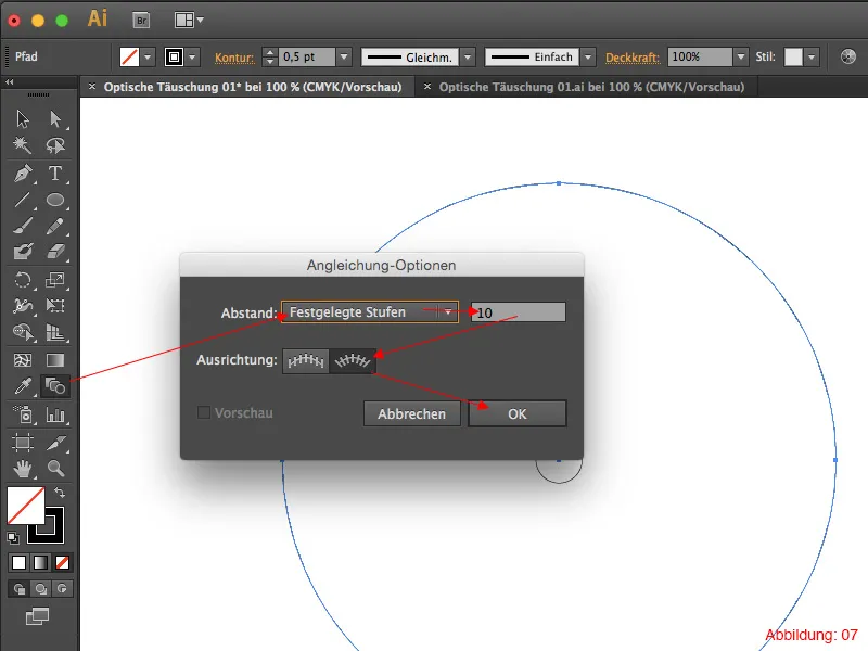 Adobe Illustrator – Optik yanılsamaları oluşturmak