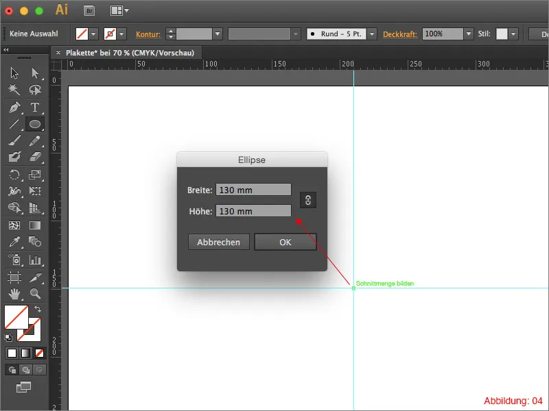 Creare una targhetta in Adobe Illustrator.